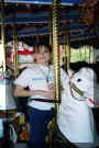 Me on the carousel.  Even in Disneyland I have to ride the carousel!