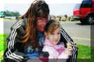 Me and my friend DeLinda, she calls me "Magick" - she lives in Waldport.