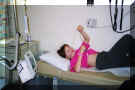 These are pictures of me at Doembecher Children's Hospital in Portland, receiving treatment...