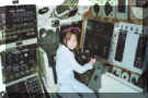 Me at the controls - it would be cool to drive a submarine.