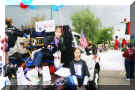 Me and my sister Loni Nicole by the float.