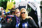 Me and Mama Loni by the float.