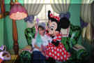Me and Minnie Mouse - I think her and Mickey are married or something.