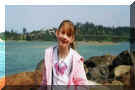 Me in Waldport, with the bridge behind me.