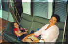 Me and Robin again.  I love the porch swing.