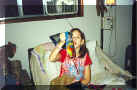 Me and my favorite candy - Jolly Ranchers - yummy.